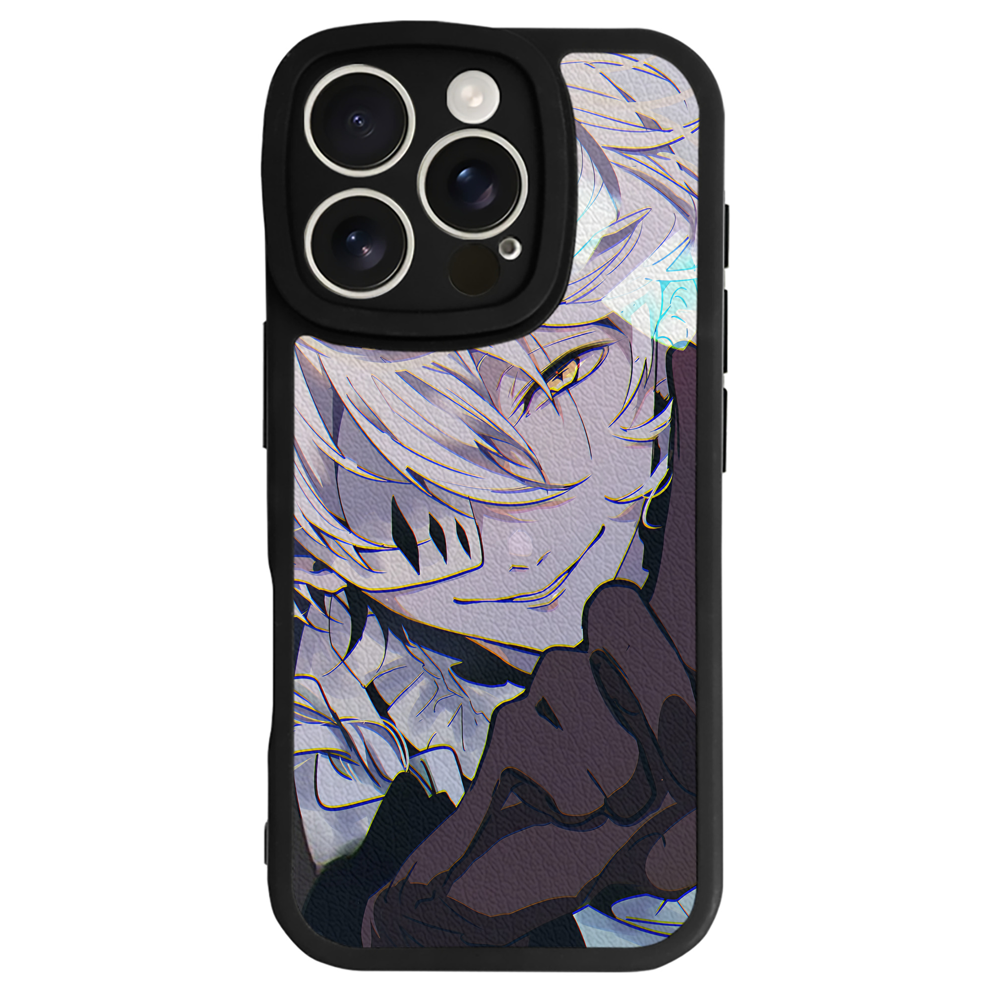 （画像用） 文豪ストレイドッグス Bungo Stray Dogs 【iPhone 16シリーズ対応】シリコンスマホケース（レザー調） 材質：シリコン
